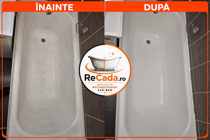 Reconditionari cazi baie, cada va arata ca noua, Garantie 4 ani.