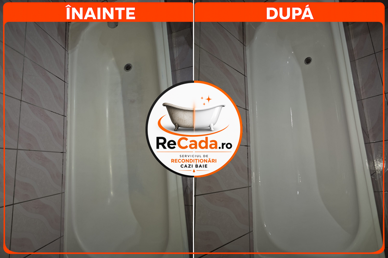 Reconditionari cazi baie, cada va arata ca noua, Garantie 4 ani.