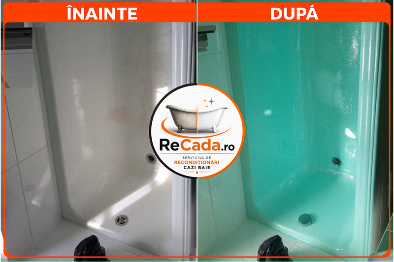 Reconditionari cazi baie, cada va arata ca noua, Garantie 4 ani.