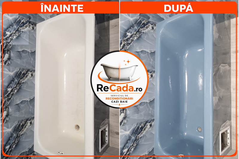 Reconditionari cazi baie, cada va arata ca noua, Garantie 4 ani.
