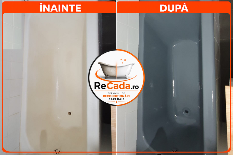 Reconditionari cazi baie, cada va arata ca noua, Garantie 4 ani.
