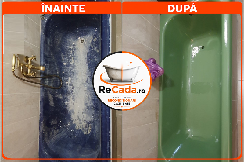 Reconditionari cazi baie, cada va arata ca noua, Garantie 4 ani.