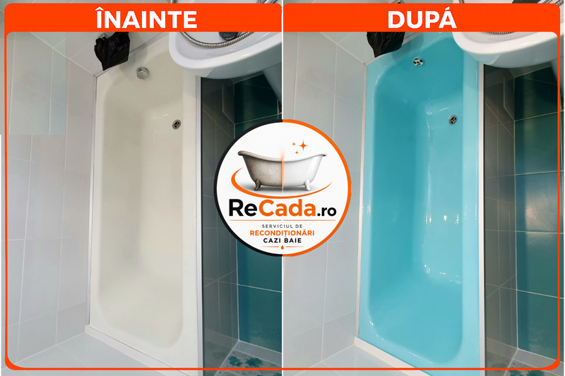 Reconditionari cazi baie, cada va arata ca noua, Garantie 4 ani.